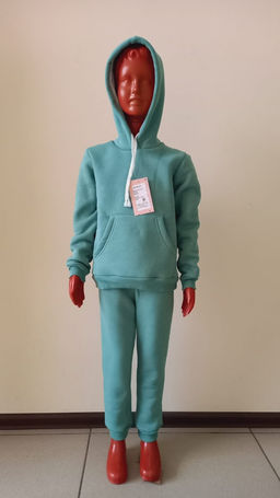 Утепленный ДЕТСКИЙ костюм с начесом ФН-2231, мята