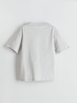 Bisiklet Yaka Sonic Bask?l? Erkek ?ocuk Ti??rt