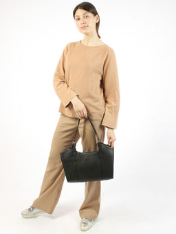 LACCOMA сумка C1070-черный натуральная кожа полиэстер фото 2