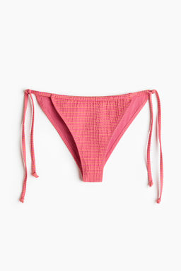Braga de bikini cheeky con tiras de anudar