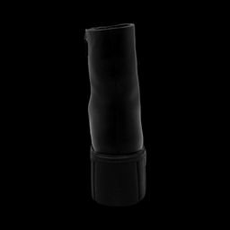 Ботинки из натуральной кожи на меху РМ-085-1 черные