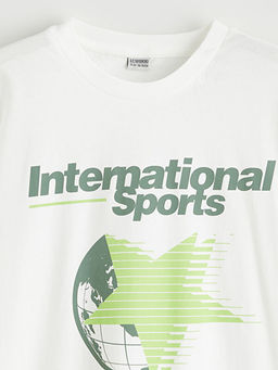 Bask?l? Erkek ?ocuk Ti??rt