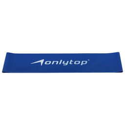 Фитнес-резинка ONLYTOP, 30.5×7.6×0.09 см, нагрузка 8 кг, цвет синий