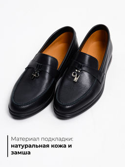 Лоферы EDART 170.2614 bl. Черный фото 8