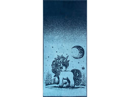 Полотенце махровое 6с102.411ж1 Волшебная ночь (джинс) 67х150см