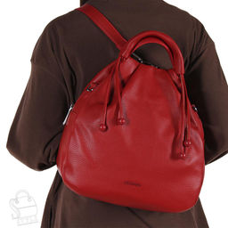 Рюкзак женский 69091-3 red Velina Fabbiano-Safenta/30 в Новосибирске