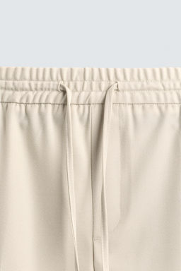PANTAL?N CINTURA JOGGER CONFORT / Crudo medio - Zara фото 9