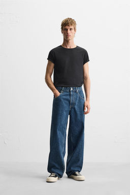 BAGGY JEANS WITH DRAWSTRINGS