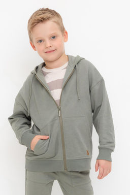 Crockid _ КР 302679/зеленый чай к554 джемпер (толстовка) для мал  фото 5