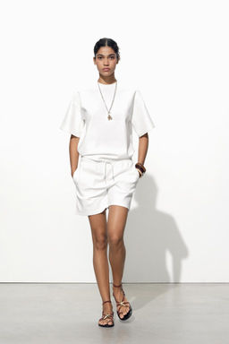INTERLOCK BERMUDA SHORTS - Zara фото 2