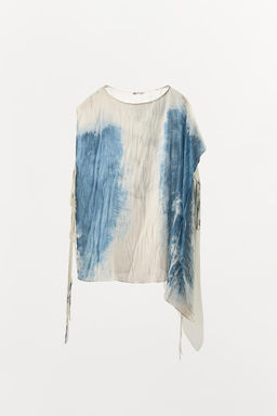 LIMITED EDITION PRINTED ASYMMETRIC TOP - Zara фото 6