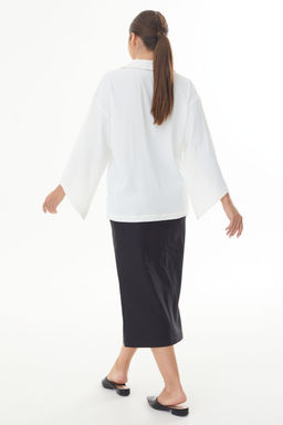 Блуза AURA 2120-176 молочный  фото 2