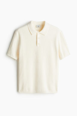 Polo en punto texturizado Regular Fit - H&m фото 7