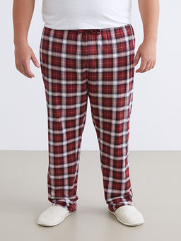 B?y?k Beden Standart Kal?p Ekose Erkek Pijama Alt