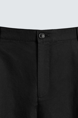 RELAXED FIT PLEATED TROUSERS - Zara фото 8