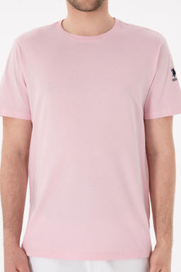 Erkek Regular Fit Bisiklet Yaka A__k Pembe Basic Ti__rt Sepette S_rpriz _ndirim - U.s. polo assn фото 7