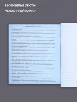 Тетрадь предметная Комикс Аниме 48 листов в клетку География, со справочным материалом, обложка мелованный картон, УФ-лак (полный), блок офсет - Calligrata фото 4