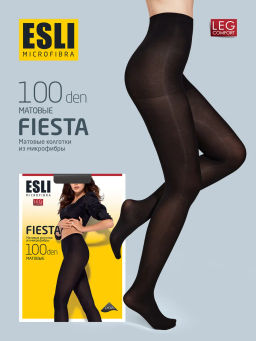 Колготки теплые ESLI FIESTA 100 nero