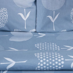 Постельное бельё Этель евро Тюльпаны (вид 2) 200*217 см, 220*240 см, 70*70 см - 2 шт фото 9