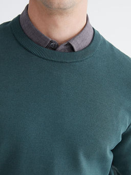 Bisiklet Yaka Erkek Triko Kazak