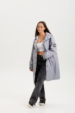 Плащ-дождевик (серый)