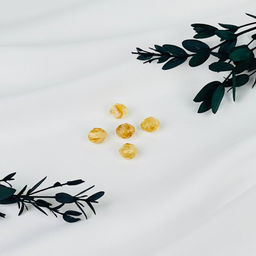 Бусины для украшений из Цитрина (5 шт)