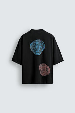 COIN PRINT T-SHIRT - Zara фото 7