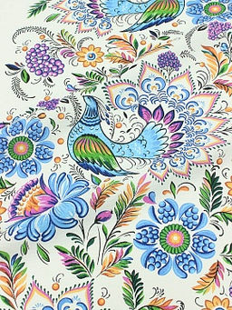 Рогожка Народные мотивы, ш.1.5м, хлопок-100%, 180гр/м.кв, раппорт 63см