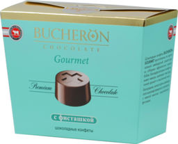 BUCHERON. Gourmet с фисташкой 175 гр. карт.пачка