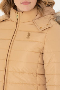 Женское песочное пальто - U.s. polo assn фото 14