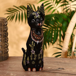 Сувенир «Кошка», 30 см, дерево албезия