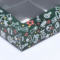 Цена за 2 шт. Коробка для 4 конфеты, 23 Февраля 12.6?12.6?3.5 см