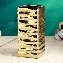 Ваза Кина, 9?20 см, керамика, золото