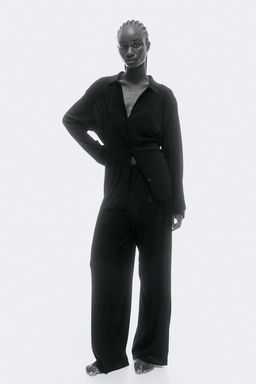 Pantalon efecto arrugado