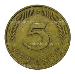 5 пфеннигов 1979 года D Германия