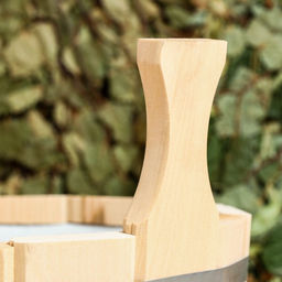 Шайка - ушат для бани и сауны, 4 л, деревянная, пластиковая вставка, «Добропаровъ»