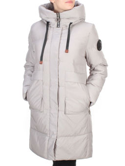 8966 LIGHT GRAY Пальто зимнее женское CLOUD LAG CAT (200 гр. холлофайбер) - Fashion фото 3