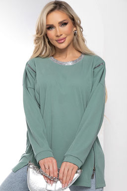 Джемпер Мэйт (мята) Б8591 - Lt collection фото 6