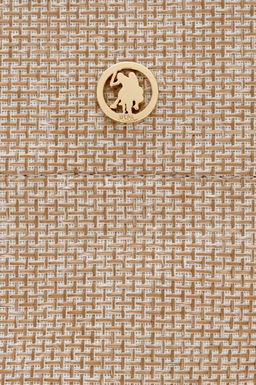 Сумка U.S. Polo Assn бежевая из поливинилхлорида