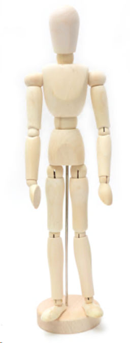 Сувенир Человек деревянный 33 см / H-33 /уп 50/