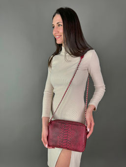 Сумка женская из кожи питона - Sefaro фото 2