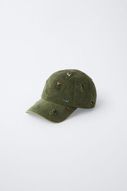 GORRA EFECTO LAVADO BORDADOS / Khaki - Zara фото 2