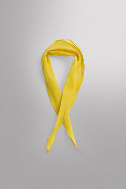 BANDANA LIGERA RAMIO - ALGOD?N / Amarillo - Zara фото 4