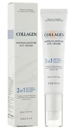 ENOUGH Collagen 3in1 eye cream Антвозрастной увлажняющий крем для кожи вокруг глаз с коллагеном  фото 2