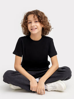 Футболка для мальчиков мультипак (2 шт.) в черном цвете - Mark formelle фото 2