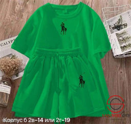 Костюм женский шорты и футболка