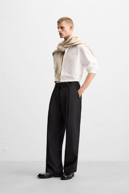 PLEATED TROUSERS WITH BELT - Zara фото 14