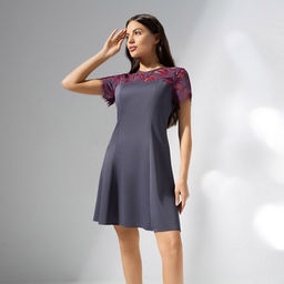 Платье мини с кружевом Истина в любви - Charutti фото 6