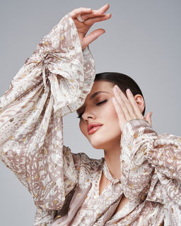 в стиле БОХО блузка из шифона - Sahar art lab фото 4