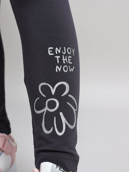 CRB wear / CWKG 70527-48-423 Брюки модель легинсы для девочки,темно-серый  фото 5